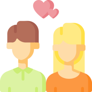 logo 2 personer og 2 hjerter